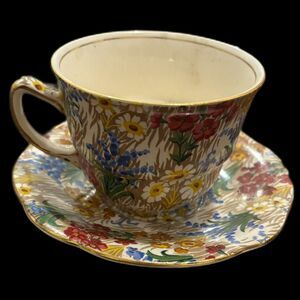 Vintage Grimwades Royal Winton Floral Chintz Teacup and Saucer
